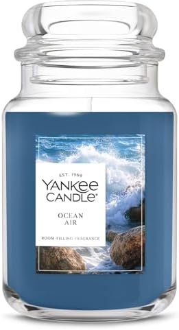 Yankee Candle Ocean Air Scented Candle, 22oz Large Jar