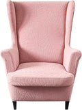 HZDHCLH Wingback Chair Slipcovers 2 Piece Stretch Spandex Washable