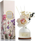 Reed Diffuser Set, 4.06 oz Scent Diffuser with 6 Sticks,Home Fragrance,Reed Diffuser for Bathroom Shelf Decor Crisp Linen
