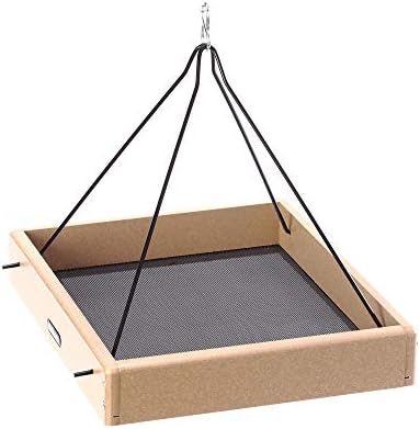 Birds Choice Hanging Tray Bird Feeder | Large, 16in x 13.5in x 2.5in