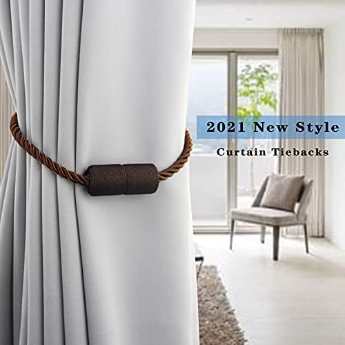 Magnetic Curtain Tiebacks Holdbacks Decorative Tie Backs for Windows Porlau