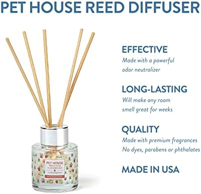 Evergreen Forest Home Freshening Reed Diffuser Set Pet House