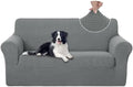 U-NICE HOME Oversized Stretch Loveseat Couch Cover, Grey