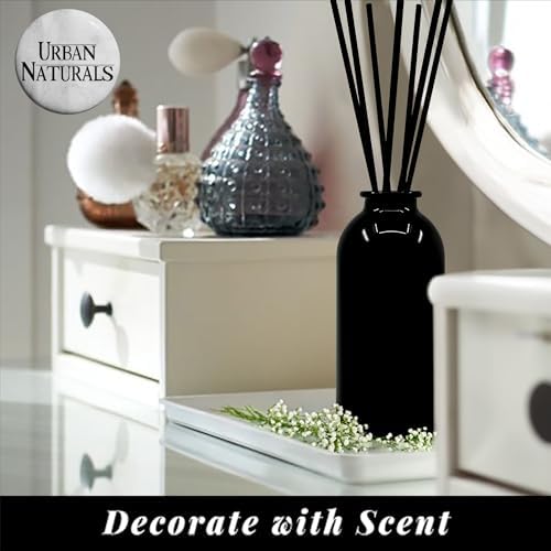 Urban Naturals Reed Diffuser Set, Smoked Vanilla - Bathroom Shelf Décor