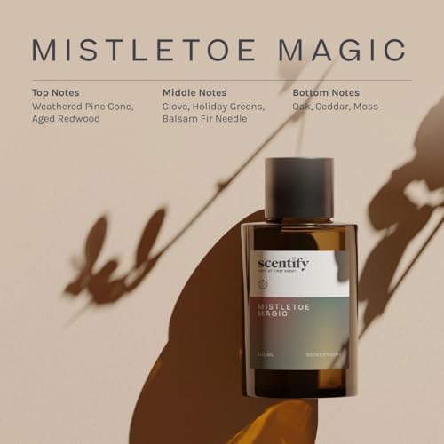 Scentify Mistletoe Magic Aroma Oil Refill for Diffusers, 470ml / 16 fl oz