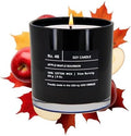 Lulu Candles Apple Maple Bourbon Scented Soy Jar Candle, 9 Oz.