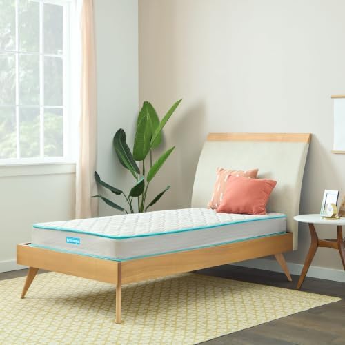 Linenspa 6 Inch Innerspring Mattress, Firm, Bonnell Coil, Twin Size