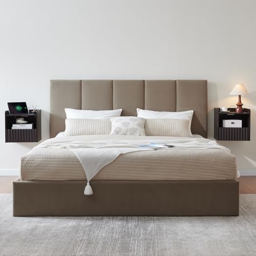BuildHom 16" Wide Floating Nightstand for Bedroom