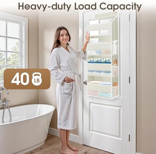 1Pack Over The Door Organizer Large Capacity Hanging Storage Room Organizer