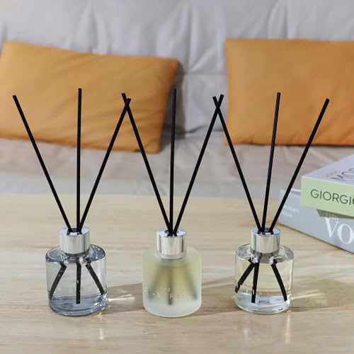 Set of 3 Reed Diffuser Set, 50ML Black Cedar Juniper Rose Sea Salt