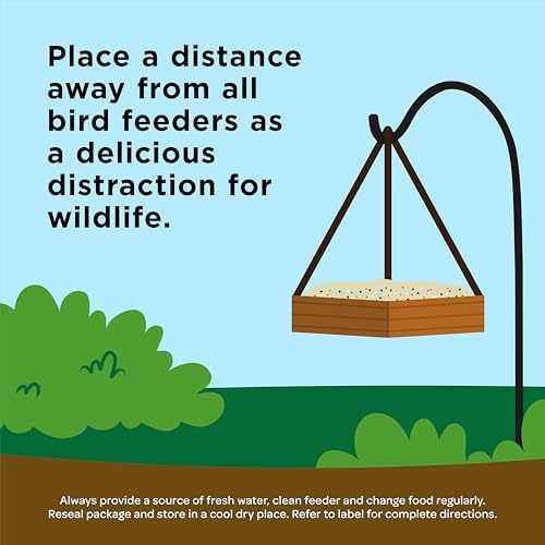 Kaytee Ultimate Backyard Wildlife Food for Wild Squirrels, Rabbits, Chipmunks, and More, 8 Pounds