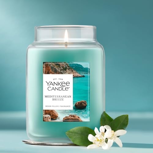 Yankee Candle Mediterranean Breeze Scented Candle, 22oz Large Jar