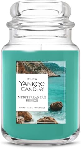Yankee Candle Mediterranean Breeze Scented Candle, 22oz Large Jar