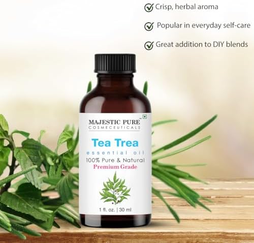 Majestic Pure Tea Tree Essential Oil for Diffuser - 1 Fl Oz