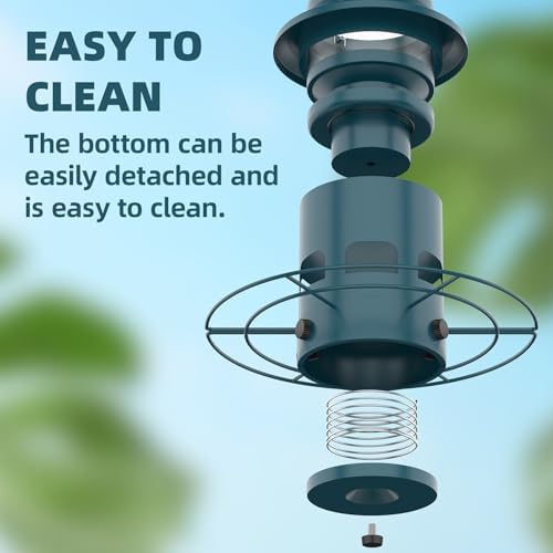 Metal Squirrel Proof Bird Feeders for Outdoors Hanging 4.0 LB Large Capacity,Easily Beat Squirrels,Easy to Clean and Fill,Waterproof,Attracting Finch,Cardinal,Chickadee and More