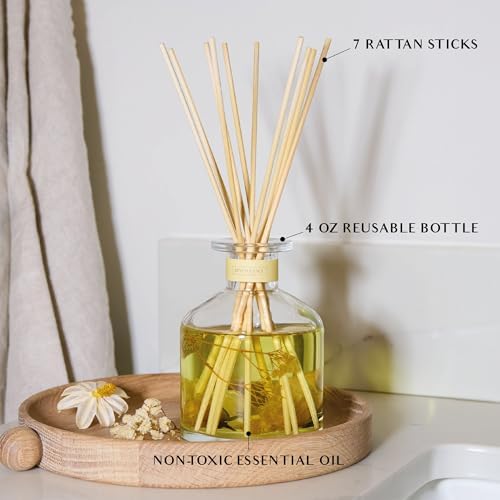 Benevolence LA Morning Ritual Gift Box | Candle, Room Spray & Reed Diffuser | Bergamot & Jasmine | Invigorating Home Fragrance | Ready for Gifting | Gift Set for Women