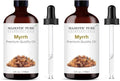 Majestic Pure Essential Oil with Glass Dropper - 100% Pure and Natural - Essential Oils for Diffuser, Aromatherapy, Soap and Candle Making, Myrrh Essential Oil, Myrrh Oil, 4 Fl Oz (Pack of 2)