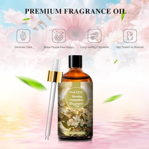 PHATOIL Morning Osmanthus Fragrance Oil for Diffuser Aromatherapy 3.38FL.OZ