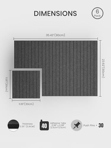 Felt Bulletin Board & Cork Board Alternative 36" x 24"