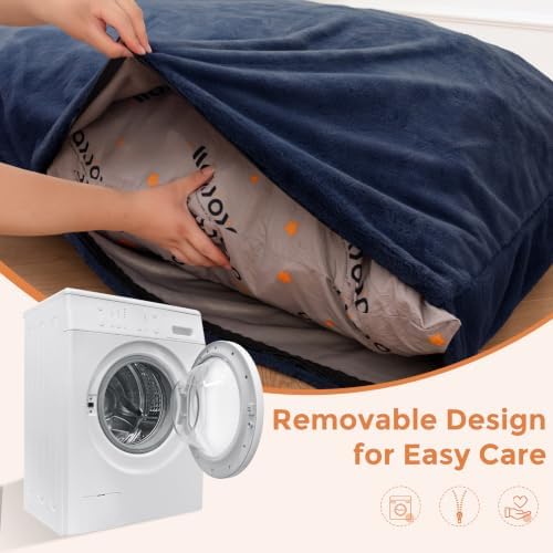 MAXYOYO 3 in 1 Kids Bean Bag Chair, Comfy Floor Sofa with Removed Cover