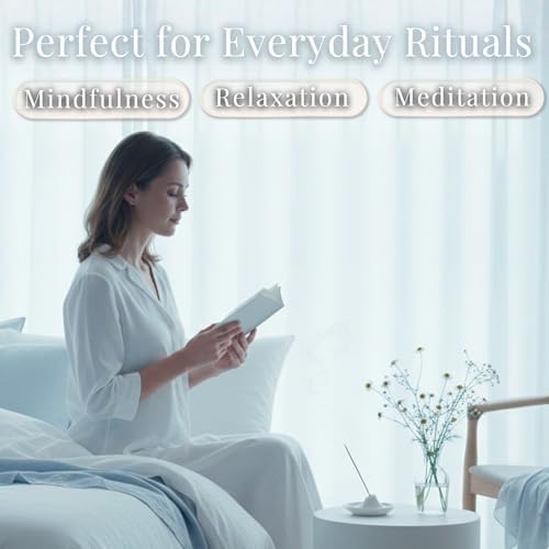 Air Sabon Luxury Japanese Incense Sticks 60sticks Jasmine Rose Musk Coreless Low Smoke Natural Charcoal Free Non Toxic Aromatherapy Meditation Calming Stress Relief Relaxation Yoga TOMORI