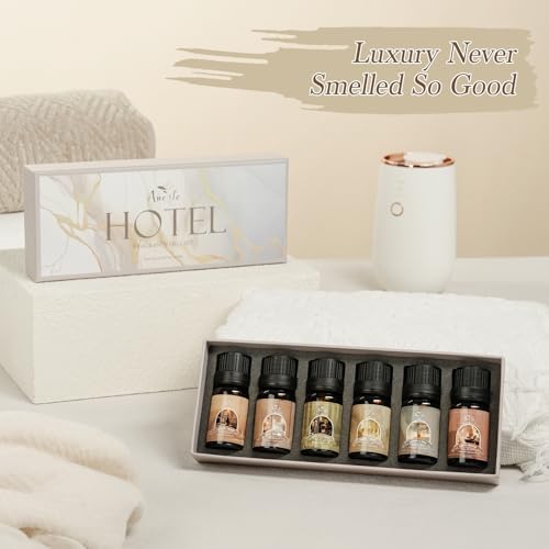 Auelife Hotel Diffuser Oil Set, 6x10ml Hotel Scent for Home