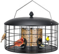 Veehoo Squirrel Proof Bird Feeders for Outdoors Hanging, Extra Wide 11.8"