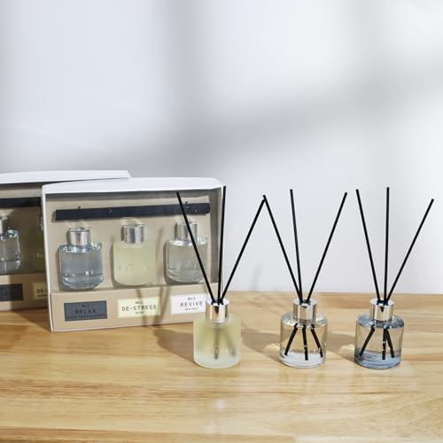 3 Pack Fragrance Reed Diffuser, 50ML Lavender Jasmine Freesia