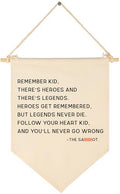 Remember Kid-Flag Wall Decor Gift for Baby Boys Girls Kids-Canvas Hanging Banner Pennant Wall Decor Gift for Nursery Baby Room Playroom Homeschool Reading Room Bedroom