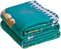 MSGKV Boho Throw Blanket 50"x60" Aviary Botanical Cotton Throw Blanket