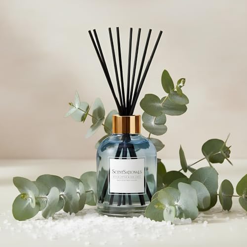 ScentSationals Eucalyptus & Sea Salt Water-Based Reed Diffuser - 5 FL OZ