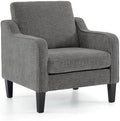 VINGLI Accent Chair, Chenille Upholstered Armchair, 380 LBS, Living Room