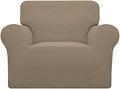 Easy-Going Stretch Chair Slipcover with Arm Washable Natural