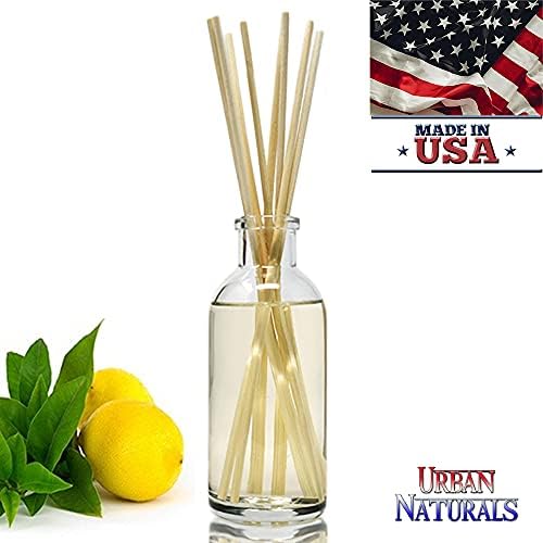 Urban Naturals Reed Diffuser Set, Lemon Verbena - Bathroom Shelf Décor