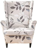 NILUOH Wingback Chair Covers 2-Piece, Armchair Slipcovers for Living Room