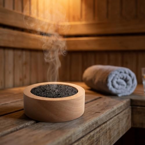 4 Pcs Small Passive Lava Rock Diffuser, Lava Rock Diffuser Set for Essential Oils, Natural Aroma Stone for Desk Office Car Home Decor