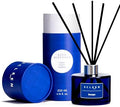 Xcleen Reed Diffuser, 6.7 Oz Escape Scented Diffuser with Sticks, Long Lasting Fragrance Air Freshener, Bathroom Shelf Decor