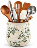 OTHIX Large Kitchen Utensil Holder, Ceramic Utensil Crock