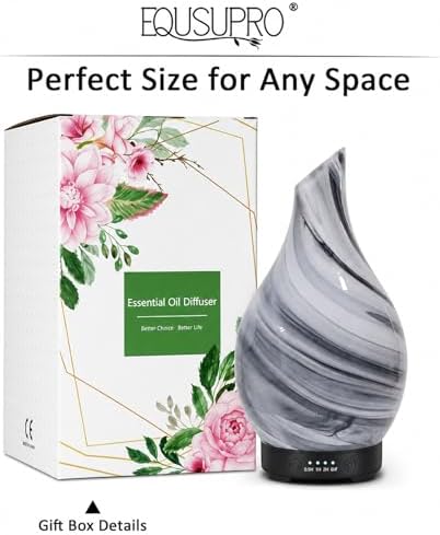EQUSUPRO Essential Oil Diffuser for Home Fragrance & Aromatherapy 150ml