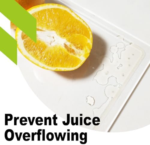 Acrylic Cutting Board with Juice Groove, Clear Cutting Board with Counter Lip, Cutting Boards for Countertop Protector, Non-Slip Dough Mat, Kitchen Decor Gadgets House Warming Gifts(24"x18")