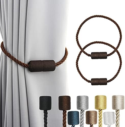 Magnetic Curtain Tiebacks Holdbacks Decorative Tie Backs for Windows Porlau