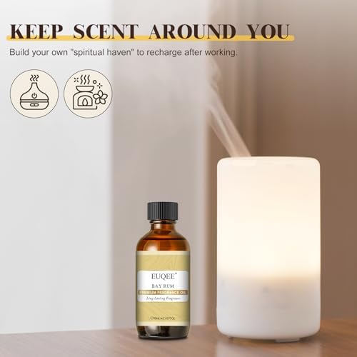 EUQEE Bay Rum Fragrance Oil with Glass Dropper(2.02 Fl oz/60 ml)