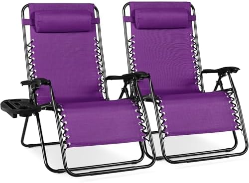 Best Choice Products Set of 2 Extra Wide Zero Gravity Chair Recliner