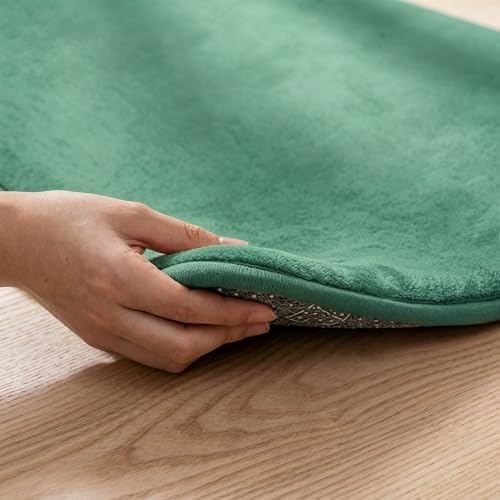 1.3" Thick Baby Play Mat for Floor, 79x79 Soft Foam Mats Dark Green
