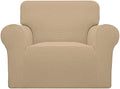 Easy-Going Stretch Chair Slipcover with Arm Washable Sand