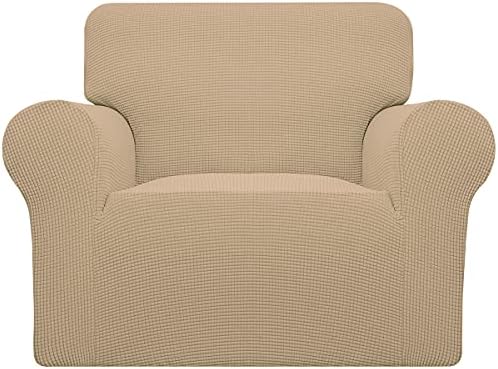 Easy-Going Stretch Chair Slipcover with Arm Washable Sand