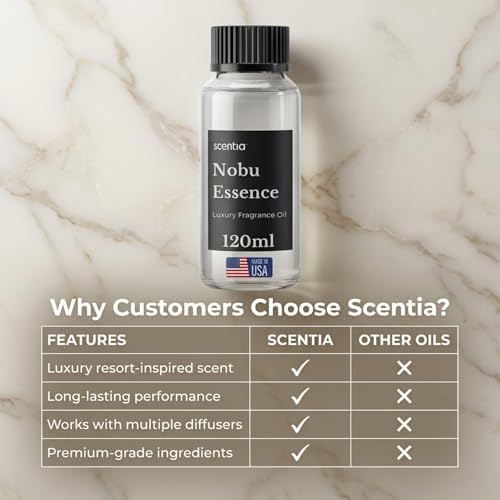 Nobu-Inspired Diffuser Oil Refill, Jasmine Lily Sandalwood, 120 mL