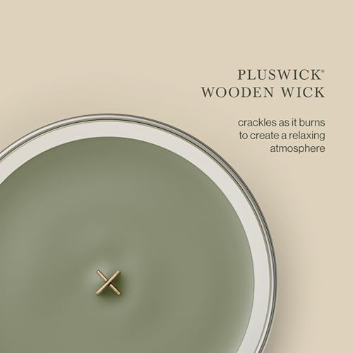 WoodWick Verdant Fig Scented Candle, Crackling Wick, 9.7oz