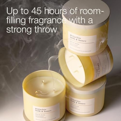 Bath & Body Works 3-Wick Candle, Pistachio Milk & Honey Scent, 14.5 oz