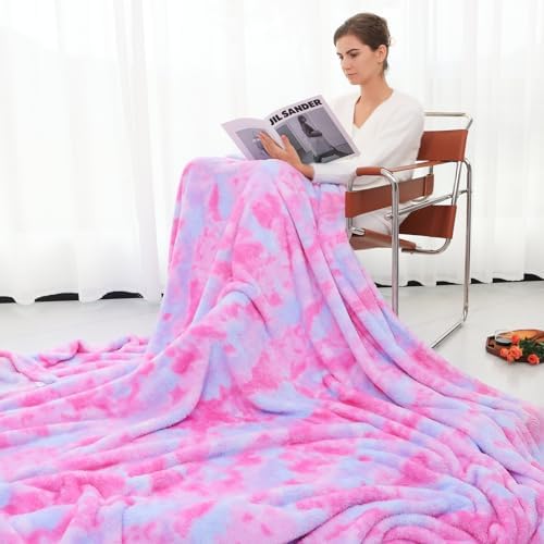 MUGD Soft Blankets Fuzzy Twin Bed Fleece Blanket Kids Warm Throw Blanket for Bed
